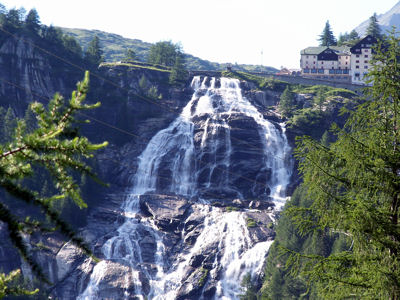 The Cascata del Toce in the Val Formazza, at 143 metres, Europe's second highest waterfall