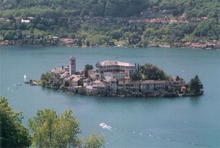 Isola San Giulio from the Sacro Monte